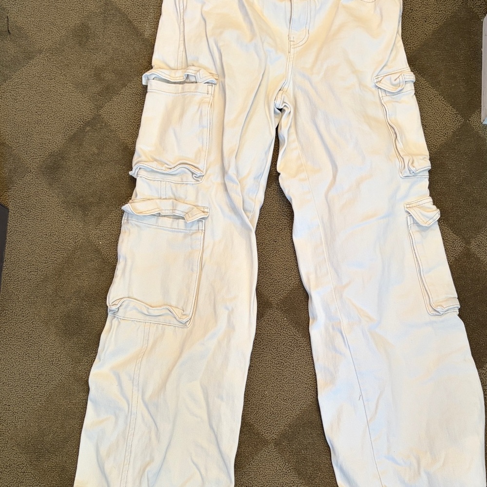 PacSun Cream Cargo Pants